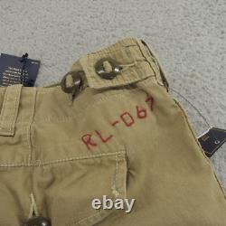 Polo Ralph Lauren Cargo Pants 36x34 Men Paratrooper Military Surplus MIL-J Khaki