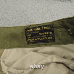 Polo Ralph Lauren Cargo Pants 36x34 Men Paratrooper Military Surplus MIL-J Khaki