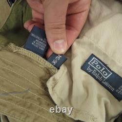 Polo Ralph Lauren Cargo Pants 36x34 Men Paratrooper Military Surplus MIL-J Khaki