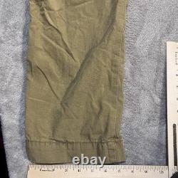Polo Ralph Lauren Cargo Pants Mens 40x30 Beige Canvas Army Military Surplus
