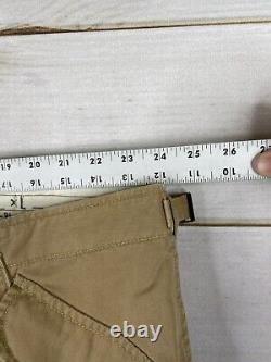 Polo Ralph Lauren Cargo Pants Mens 48B-32 Khaki Distressed Utility Surplus NWT