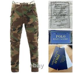Polo Ralph Lauren Classic Surplus Camo Military Cargo Pants Mens Size 34x30