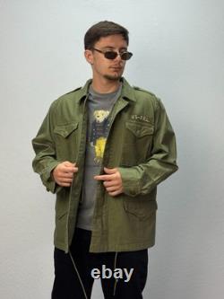 Polo Ralph Lauren Cotton Jacket Surplus Military Multipocket Army size XL