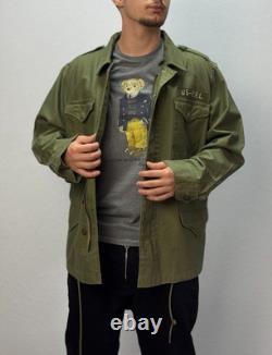 Polo Ralph Lauren Cotton Jacket Surplus Military Multipocket Army size XL