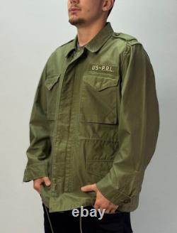 Polo Ralph Lauren Cotton Jacket Surplus Military Multipocket Army size XL