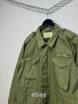 Polo Ralph Lauren Cotton Jacket Surplus Military Multipocket Army size XL