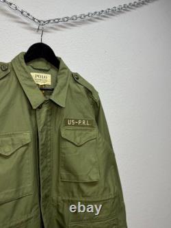 Polo Ralph Lauren Cotton Jacket Surplus Military Multipocket Army size XL