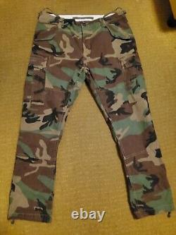 Polo Ralph Lauren Cotton Trouser Mountain Cargo Surplus Divsn Sz 36 Camouflage