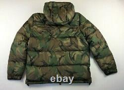 Polo Ralph Lauren Hooded Military Surplus Combat Camo Down Coat Parka Small S