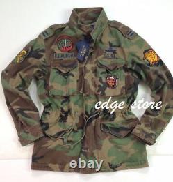 Polo Ralph Lauren M-65 Military US Army Camo Soldier Officer Field Jacket Tigers