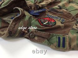 Polo Ralph Lauren M-65 Military US Army Camo Soldier Officer Field Jacket Tigers