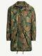 Polo Ralph Lauren Men Hooded Military Army Surplus Camo Marsh Rain Coat Jacket