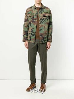 Polo Ralph Lauren Men Vtg Retro Military Army Camo Surplus Soldier Camp Jacket M