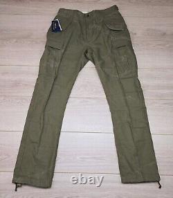 Polo Ralph Lauren Men's Olive Green Utility Surplus Slim Fit Cargo Pants