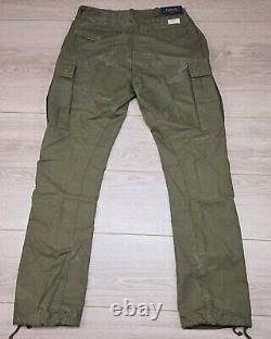 Polo Ralph Lauren Men's Olive Green Utility Surplus Slim Fit Cargo Pants