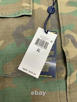 Polo Ralph Lauren Military Army Camo Officer Ripstop Soldier Shirt Size XL $328