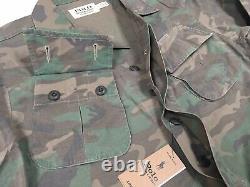 Polo Ralph Lauren Military Army Camo Officer Soldier Camp Overshirt Shirt Jacket