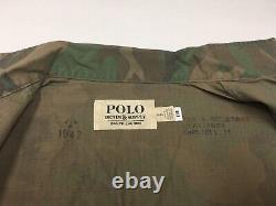 Polo Ralph Lauren Military Army Camo Officer Soldier Camp Overshirt Shirt Jacket