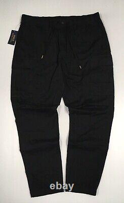 Polo Ralph Lauren Military Army Soldier Surplus Stretch Cargo Slim Pants Black