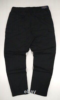 Polo Ralph Lauren Military Army Soldier Surplus Stretch Cargo Slim Pants Black