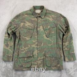 Polo Ralph Lauren Military Camo Officer Soldier Overshirt Shirt Jacket Large
