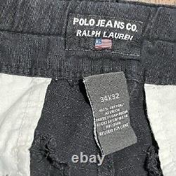 Polo Ralph Lauren Military Cargo Pants Rip Stop Paratrooper Flight Surplus 34x32