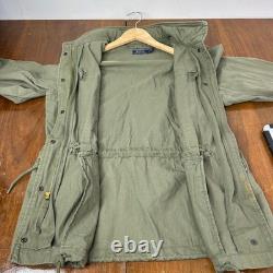 Polo Ralph Lauren Military Jacket Men's Small Green RL Surplus Army Field Coat