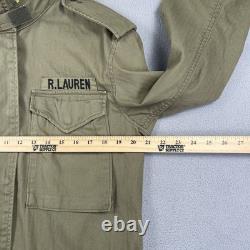 Polo Ralph Lauren Military Jacket Men's Small Green RL Surplus Army Field Coat
