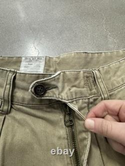 Polo Ralph Lauren Military Surplus Cargo Shorts Paratrooper Stencil Army Pleated