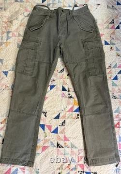 Polo Ralph Lauren Mountain Surplus Military Cargo Pants Army Green Size 32