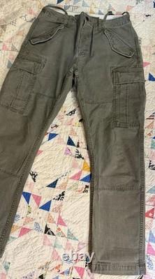 Polo Ralph Lauren Mountain Surplus Military Cargo Pants Army Green Size 32