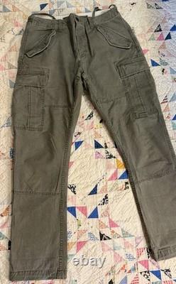 Polo Ralph Lauren Mountain Surplus Military Cargo Pants Army Green Size 32