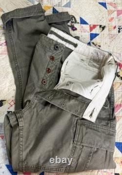 Polo Ralph Lauren Mountain Surplus Military Cargo Pants Army Green Size 32