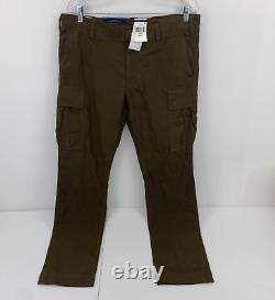 Polo Ralph Lauren Pant Men 34x32 Military Surplus Trouser Cargo Utility Flannel