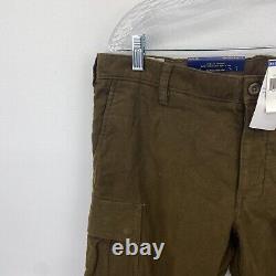 Polo Ralph Lauren Pant Men 34x32 Military Surplus Trouser Cargo Utility Flannel