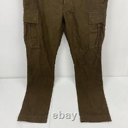 Polo Ralph Lauren Pant Men 34x32 Military Surplus Trouser Cargo Utility Flannel