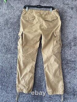 Polo Ralph Lauren Pants Mens 32x29 Khaki Military Surplus Cargo Utility Y2K Work