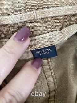 Polo Ralph Lauren Pants Mens 32x29 Khaki Military Surplus Cargo Utility Y2K Work