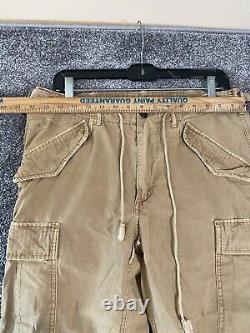 Polo Ralph Lauren Pants Mens 32x29 Khaki Military Surplus Cargo Utility Y2K Work