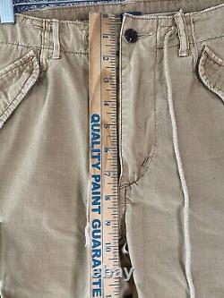 Polo Ralph Lauren Pants Mens 32x29 Khaki Military Surplus Cargo Utility Y2K Work