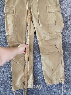 Polo Ralph Lauren Pants Mens 32x29 Khaki Military Surplus Cargo Utility Y2K Work