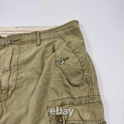 Polo Ralph Lauren Paratrooper Military Surplus Cargo Shorts Utility Green Men 34