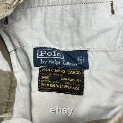 Polo Ralph Lauren Paratrooper Military Surplus Cargo Shorts Utility Green Men 34