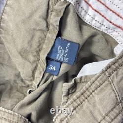 Polo Ralph Lauren Paratrooper Military Surplus Cargo Shorts Utility Green Men 34