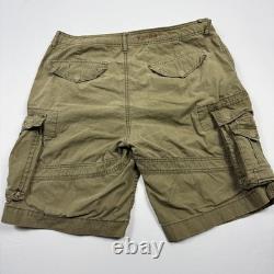 Polo Ralph Lauren Paratrooper Military Surplus Cargo Shorts Utility Green Men 34