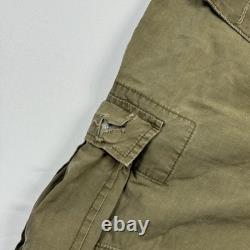 Polo Ralph Lauren Paratrooper Military Surplus Cargo Shorts Utility Green Men 34
