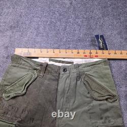 Polo Ralph Lauren Patchwork Cargo Pants 28x30 Utility Military Surplus USRL