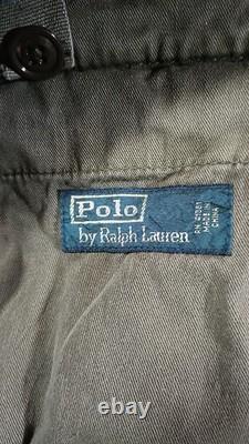 Polo Ralph Lauren Shorts Men 32 Green Safari Military Surplus Cargo Utility Army