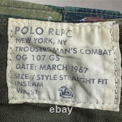 Polo Ralph Lauren Surplus Division Army Military Camo Cargo Pants OG-107 38x30