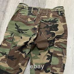 Polo Ralph Lauren Surplus Division Camo Utility Cargo Canvas Military Army Pants